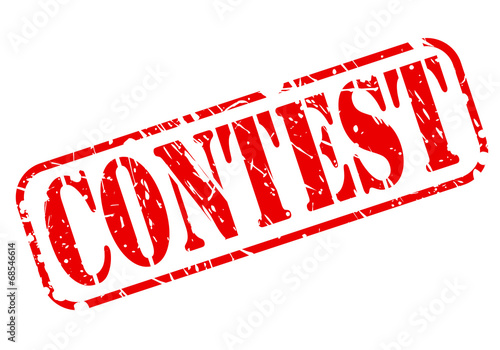 Contest red stamp text