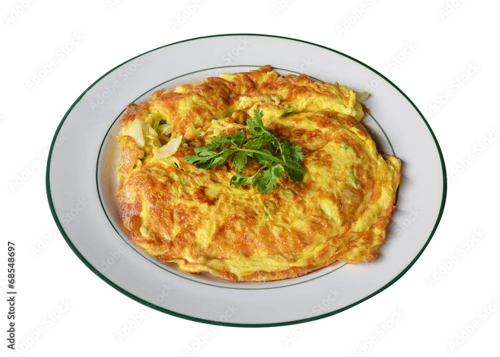 Plain egg omelette Plain egg omelette