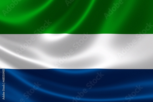 Republic of Sierra Leone's National Flag