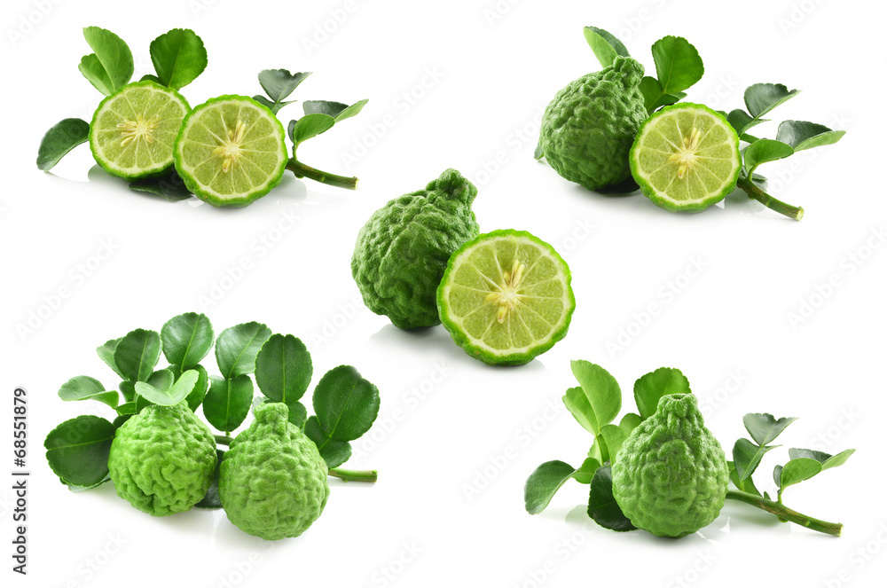 Bergamot isolated white background. Bergamot isolated white background.
