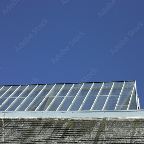 Building with glass roof