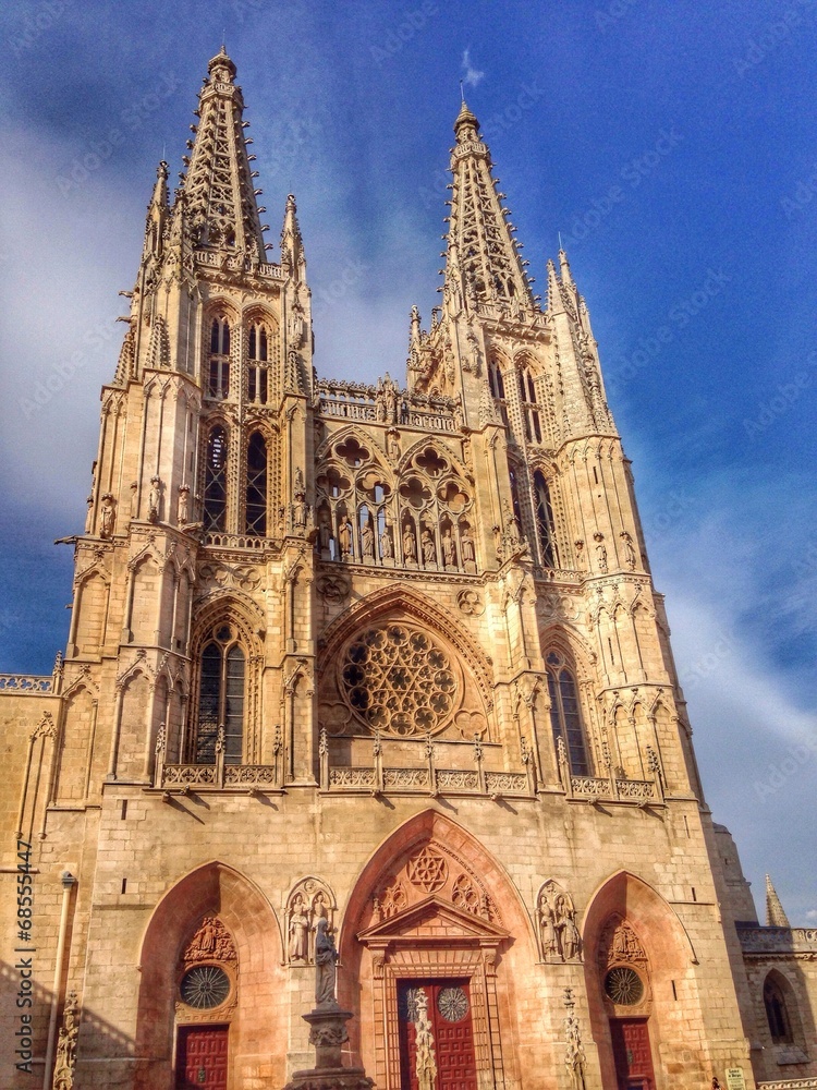 catedral de Burgos en España.