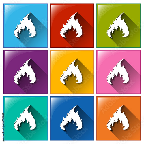 Flame icons