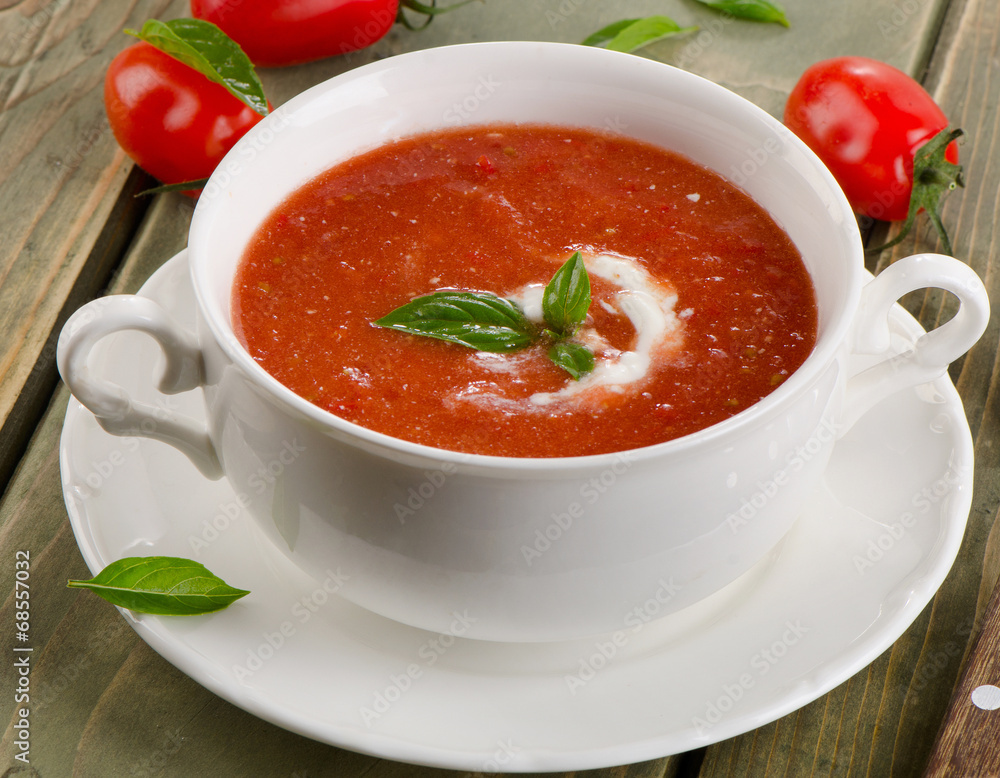 Fresh tomato soup Fresh tomato soup