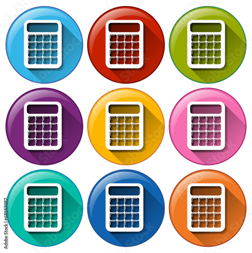 Calculator icons