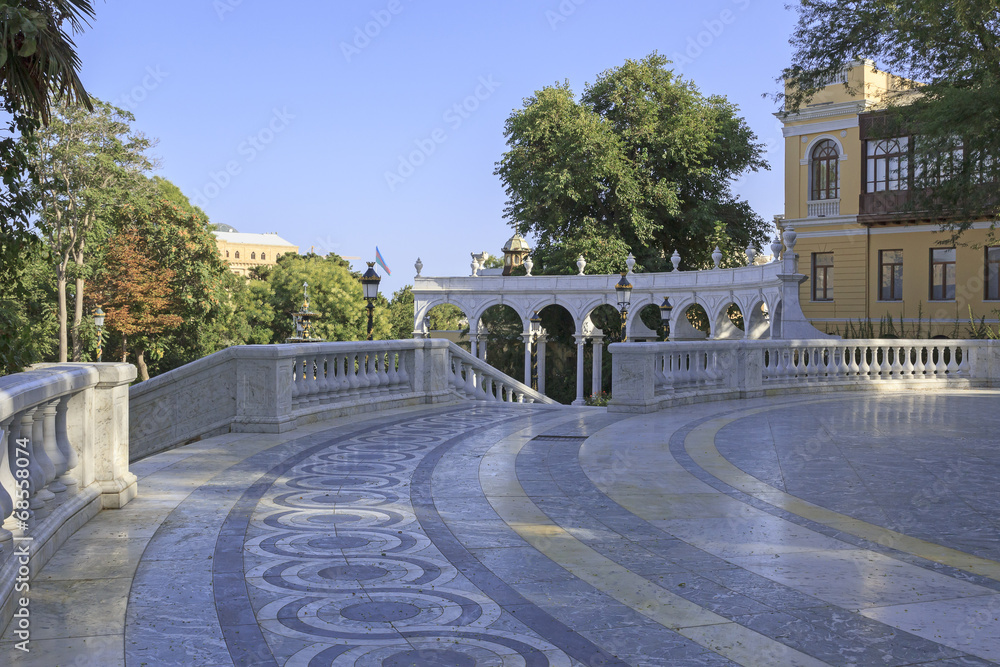 Obraz premium Governor's garden in Baku