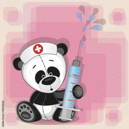 Fototapeta Naklejka Na Ścianę i Meble -  Panda nurse
