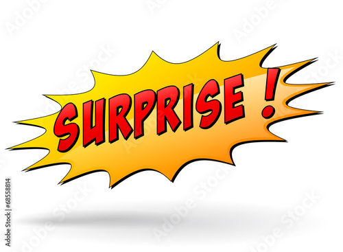 Vector surprise sign
