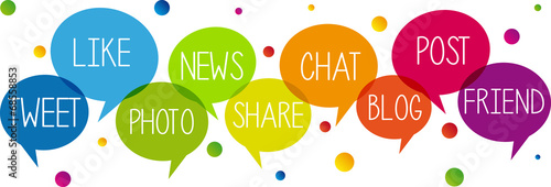 Social Media web sign