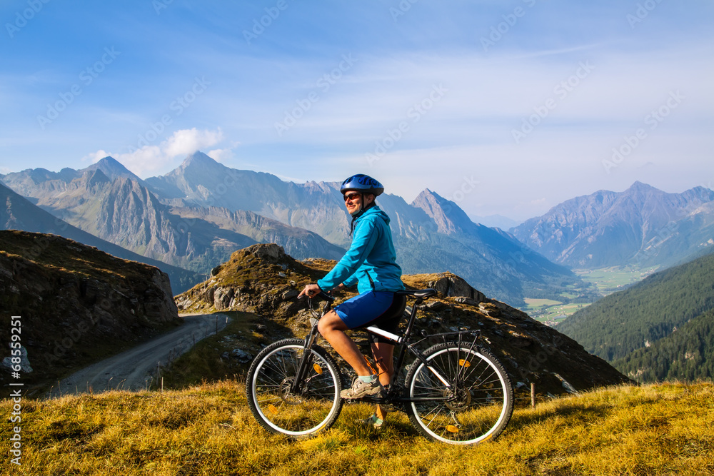 Mountain biker Mountain biker