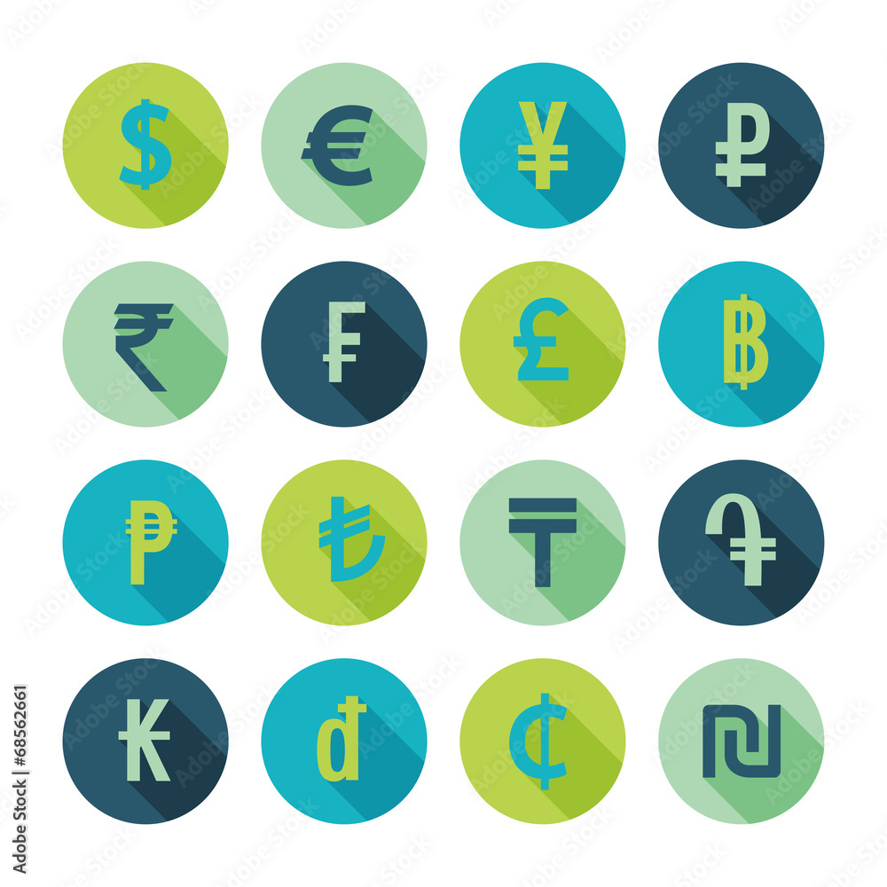 Money icons set. Money icons set.