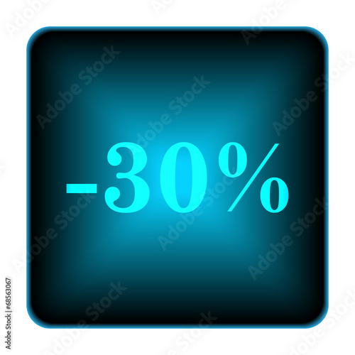 30 percent discount icon