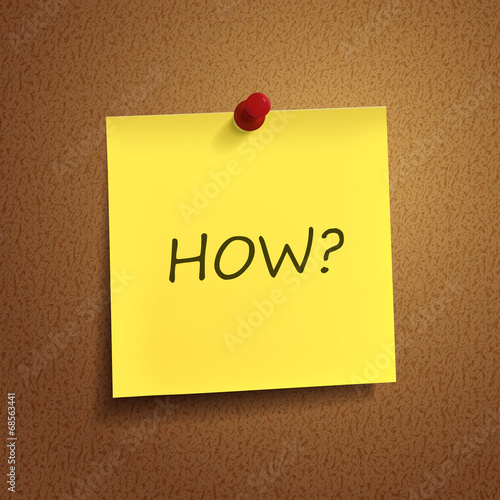 how word on post-it
