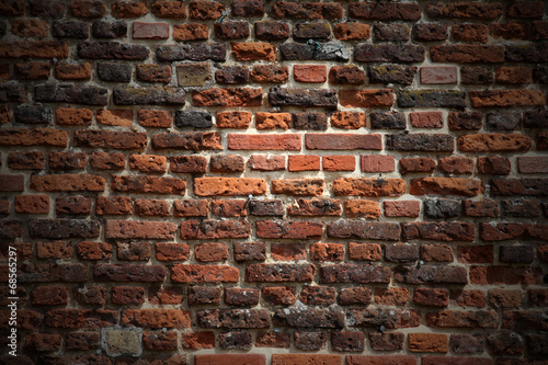 Red brick wall background