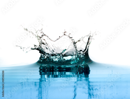 splash water isolated on a white background