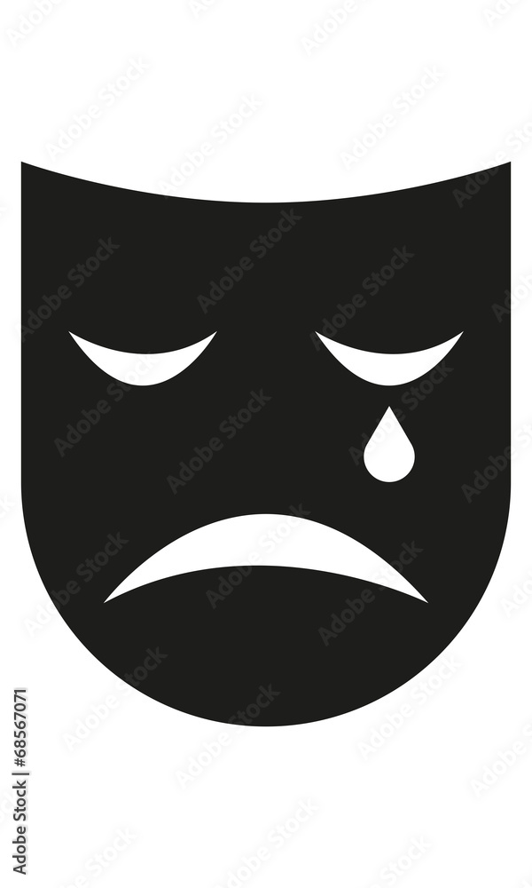 Weinende Maske Weinende Maske