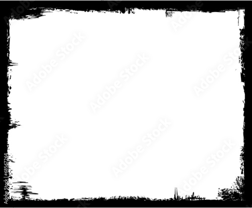 grunge photo frame, vector, frree space for pics