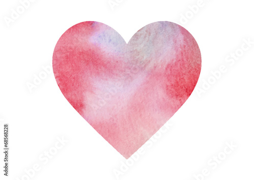 Watercolor heart