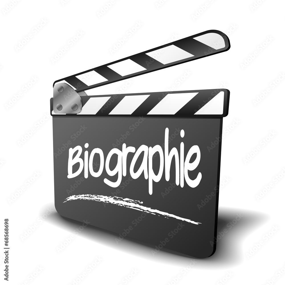 Filmklappe Biographie
