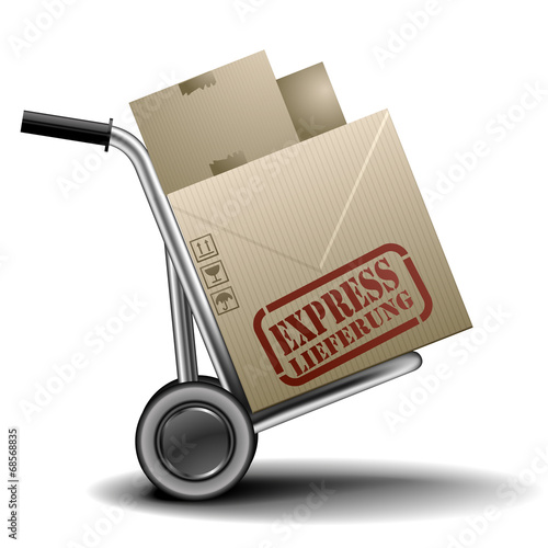 Handkarren express Lieferung