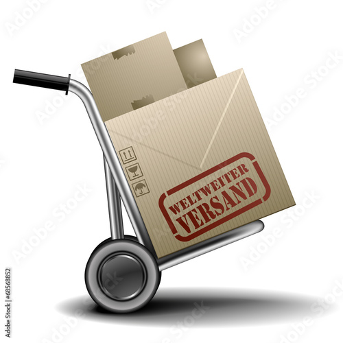 Handkarren weltweiter Versand