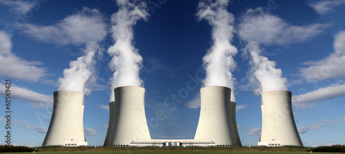 Nuclear power plant Temelin in Czech Republic Europe photo