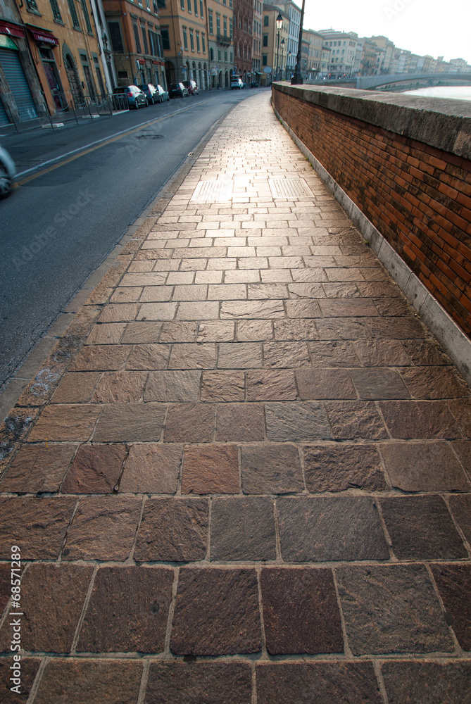 Lastricato di pave, pavimentazione stradale, basalto