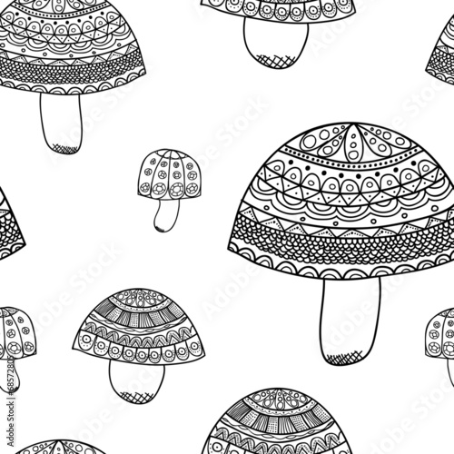 Mushroom Patern. Sketches