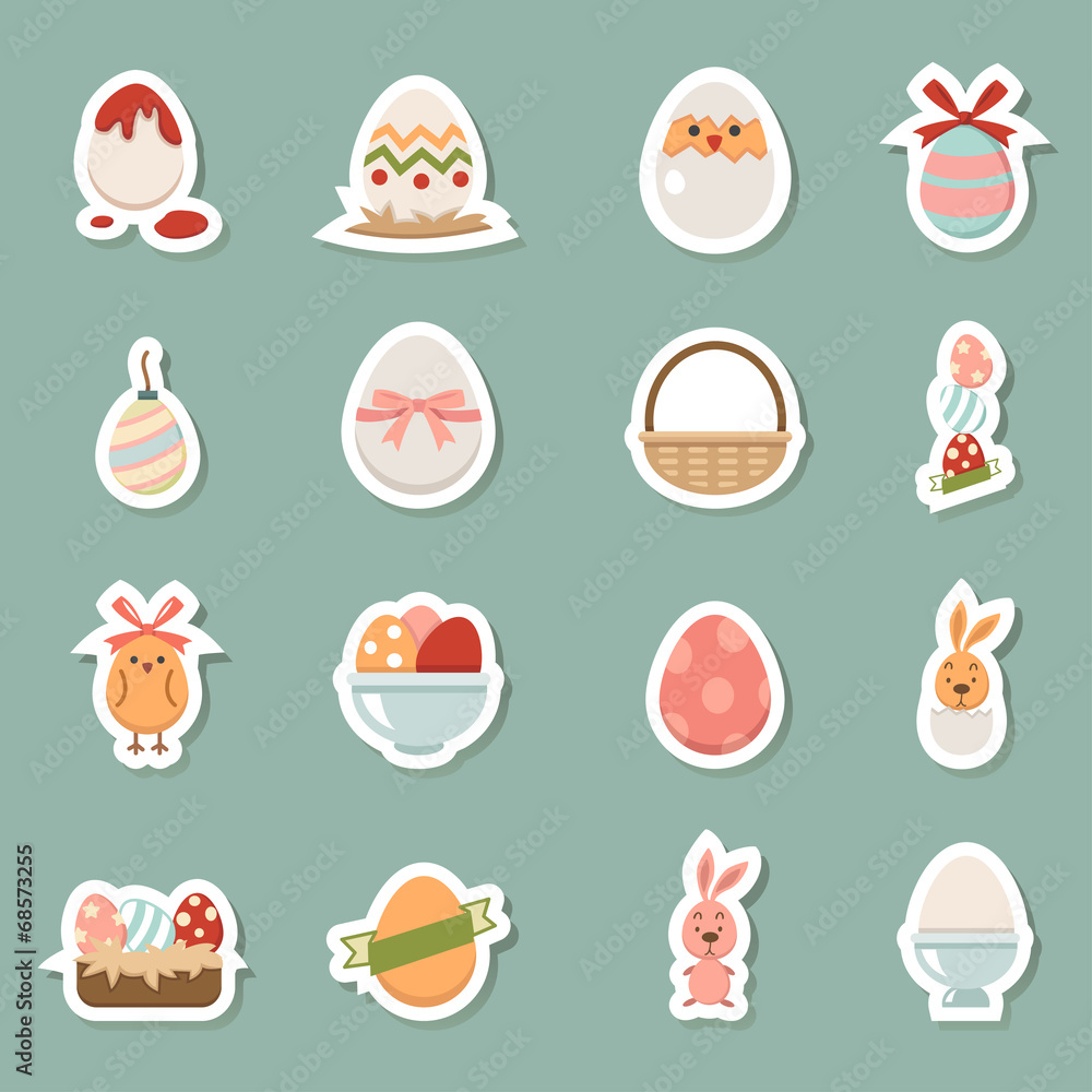 horiday easter color icons