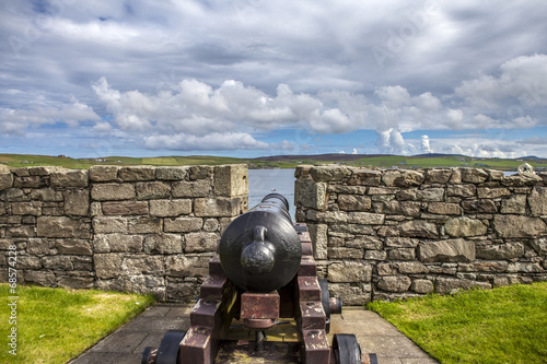 Fort Charlotte cannon, Lerwick, Scotland