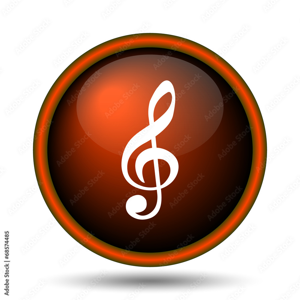 Obraz premium Musical note icon