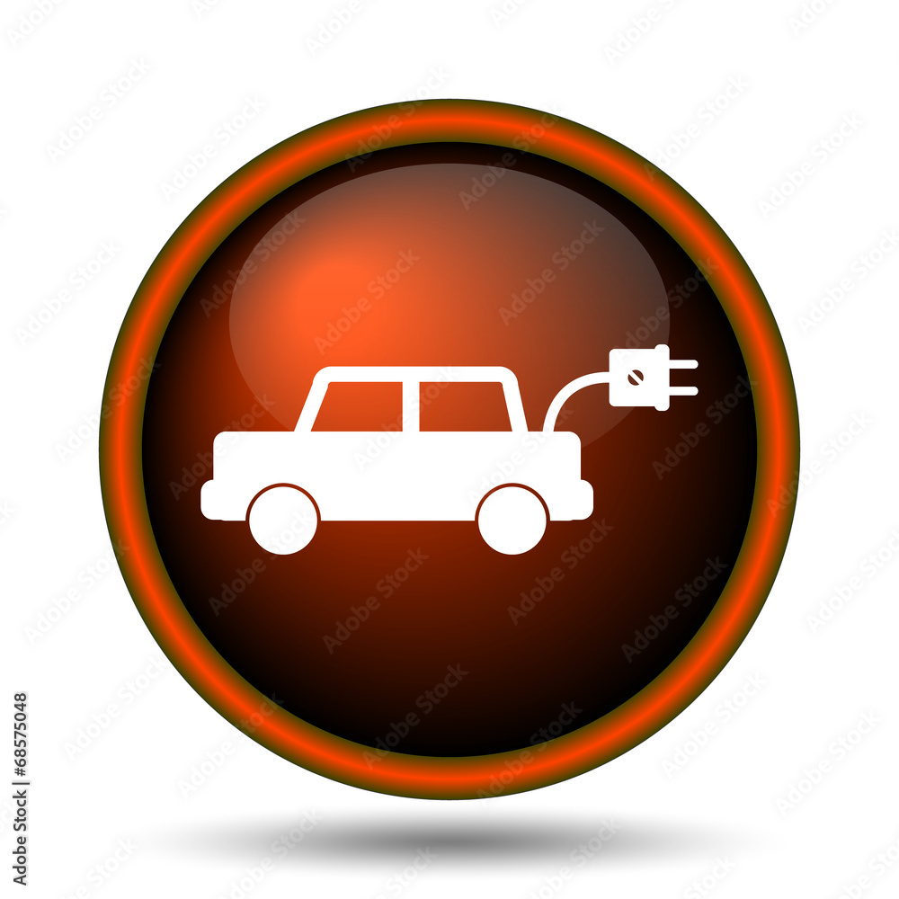Electric car icon Electric car icon