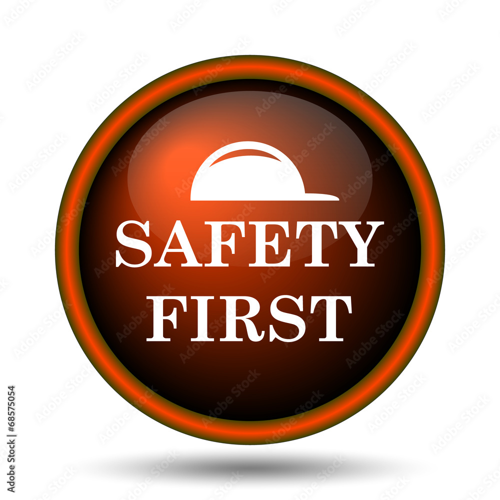Safety first icon Safety first icon