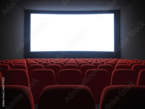 cinema screen with seats
