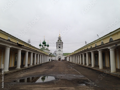 Bild auf Leinwand russian town