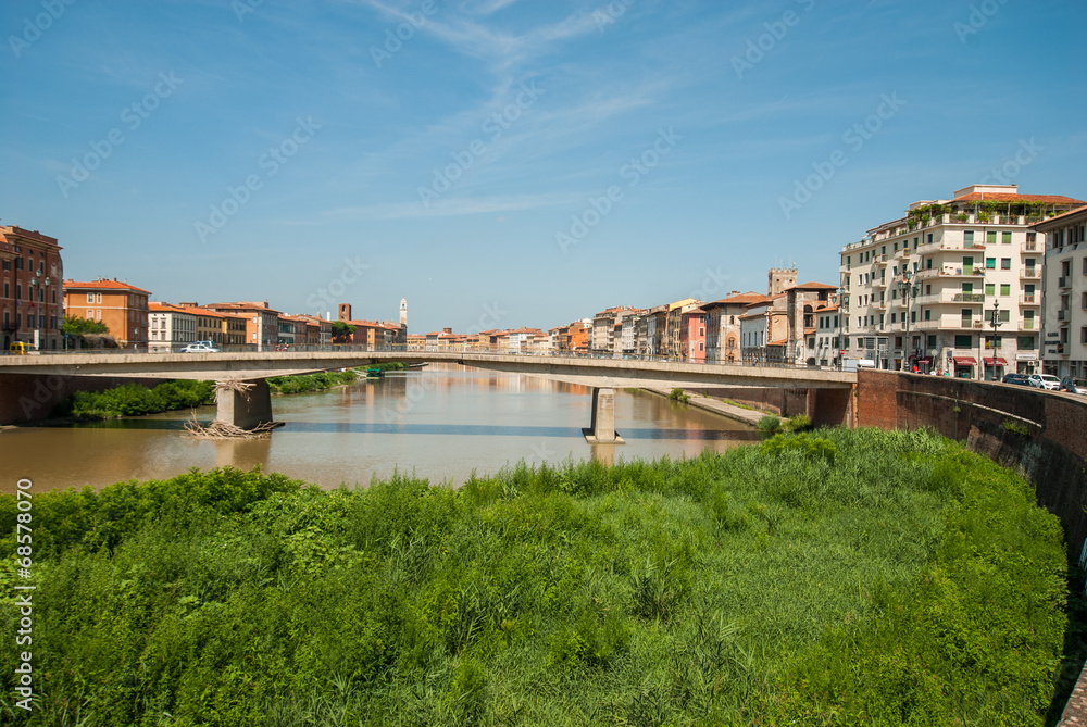 Fototapeta premium Ponte della Fortezza, Pisa
