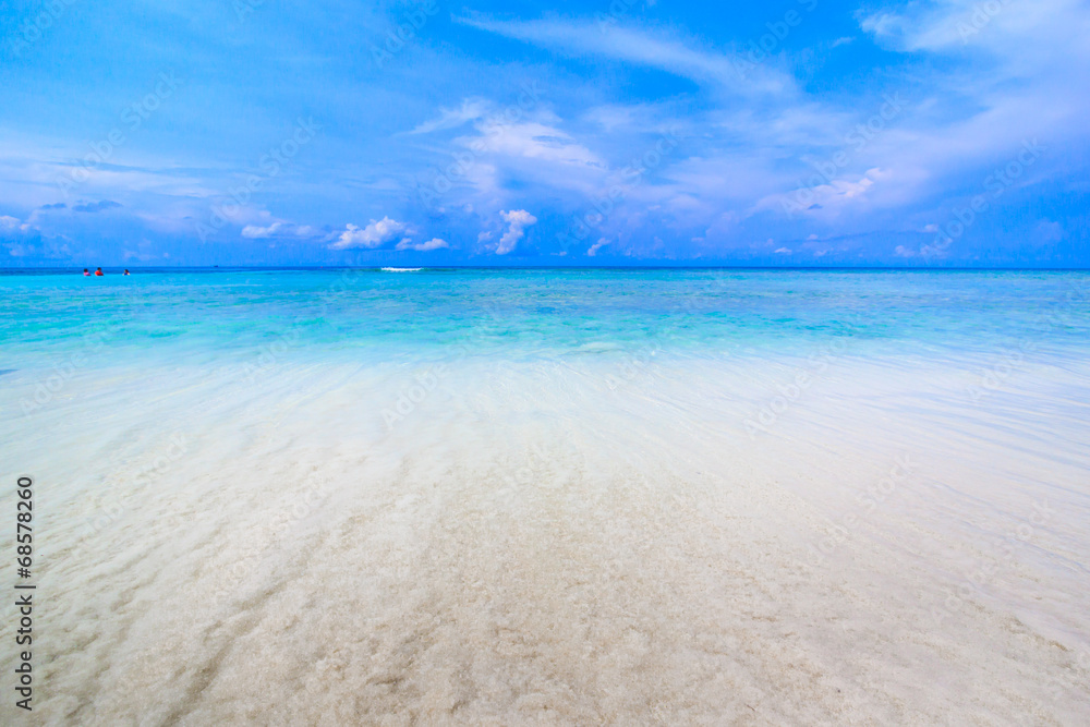 Tropical beach of Andaman Sea in Tachai island - Thailand Tropical beach of Andaman Sea in Tachai island - Thailand
