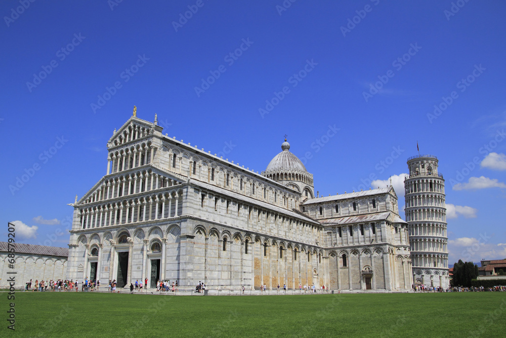 Pisa. The Dome and leaning tower
