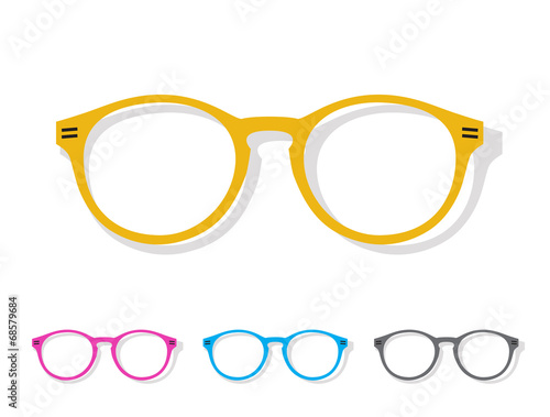 Vector image of glasses