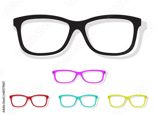 Vector image of Glasses