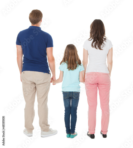 Woman Showing Something To Family