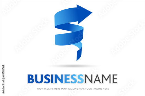logo spirale, logo azienda, vortice, sole