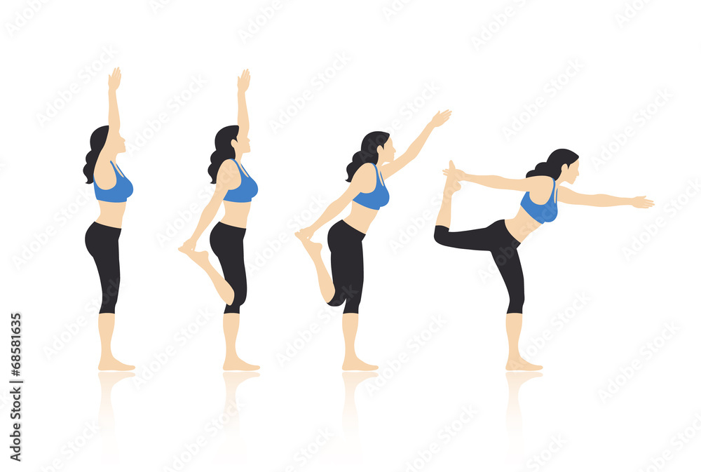 Yoga Actions Vector