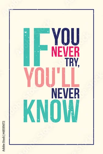 Obraz kolorowy motywacyjny plakat motywacyjny. Styl grunge