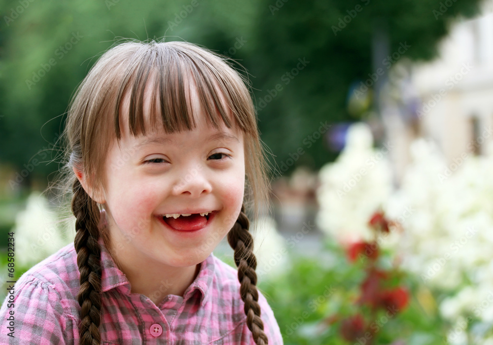 Portrait of beautiful young girl smiling Portrait of beautiful young girl smiling