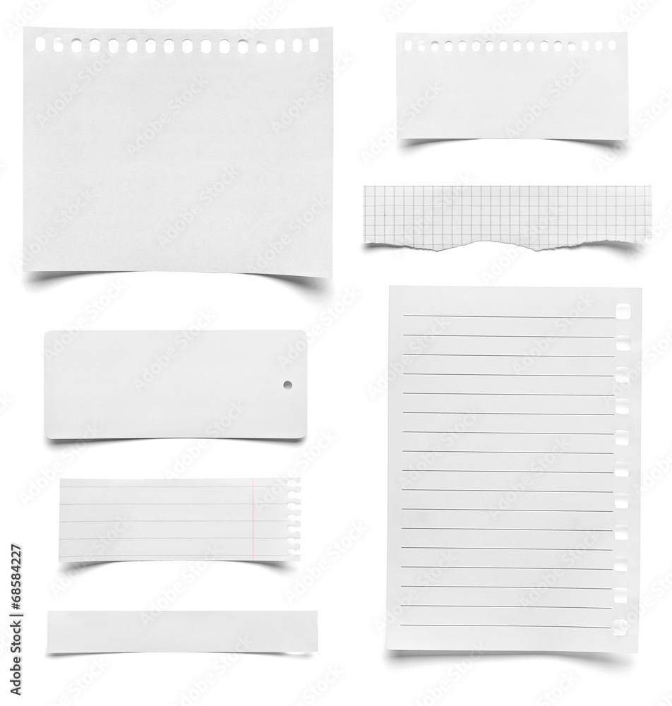 piece of paper note notepad piece of paper note notepad