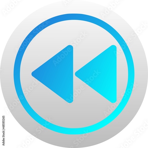 Backward icon (vector)