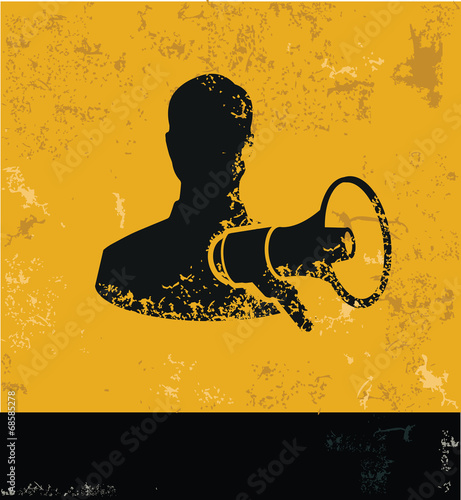 Advertise symbol,grunge vector