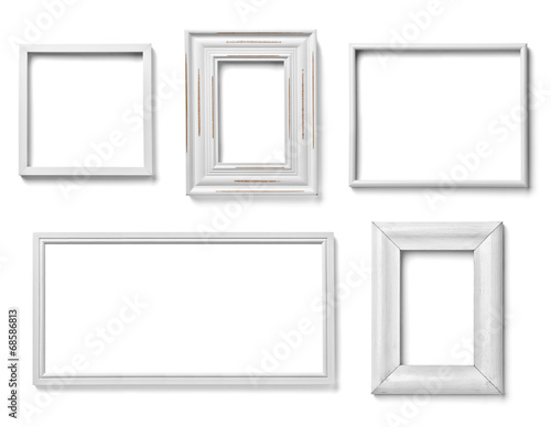 white frame wood background image