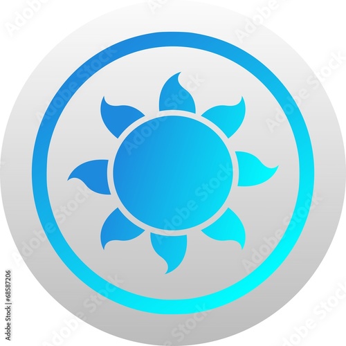 Sun icon (vector)